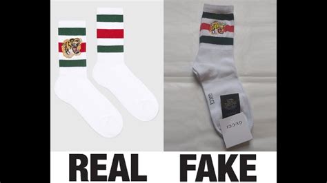 real vs fake gucci socks|gucci slides counterfeit.